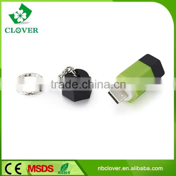 ABS Material USB Rechargeable Led Mini Flashlight Keychain photo-3