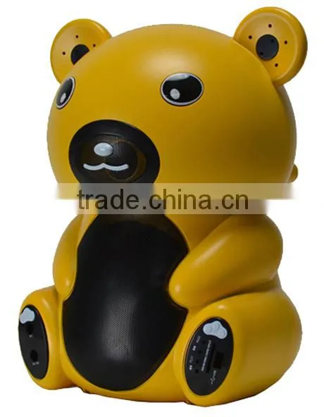 Willico Cute Mini Hifi Portable Bear Speaker Wirh Wireless Mic photo-4