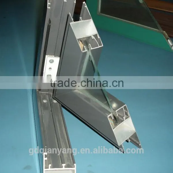 Powder Coating Aluminum Extrusion Profile for Windows and Doors