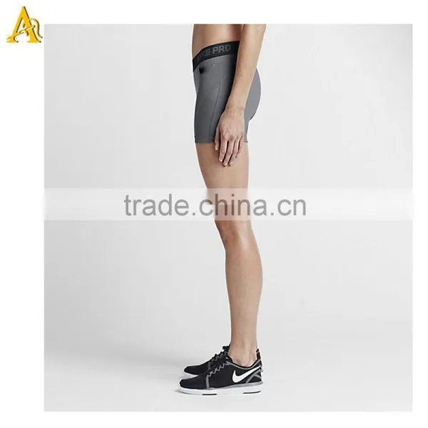 Custom Made Basic Style Solid Color Yoga Shorts Sports Running Shorts Women photo-3