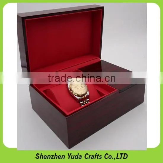 Most Popular Wooden Watch Packaging Case Custom Handmade Mdf Watch Box photo-4