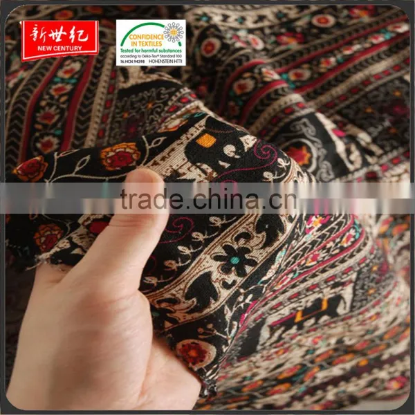 Woven Women Dress Factories Wholesale 100%priented Rayon Fabric photo-4