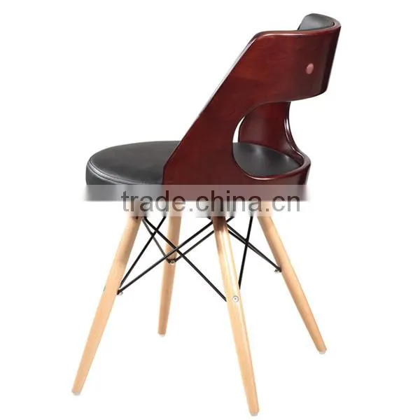 High Back Swivel Maple Bent Wood Bar Stool Naturalwood photo-6