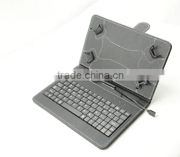 Universal Drop Proof Leather Tablet pc Case Cover for Android Tablet for Samsung Galaxaxytablet8inch With Keyboard photo-2