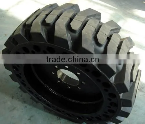Skid Steer Tires 12x16.5 Solid Skid Steer Loader Tires 33*6*11 photo-2