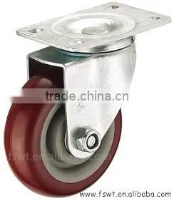 3 Inch 4 Inch 5 Inch Swivel Quiet PU Hospital Bed Caster