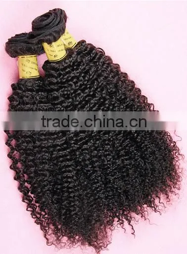 Qingdao Gold Hair Vendor Hot Sale Unprocessed Virgin Mongolian Kinky Curly Hair photo-4