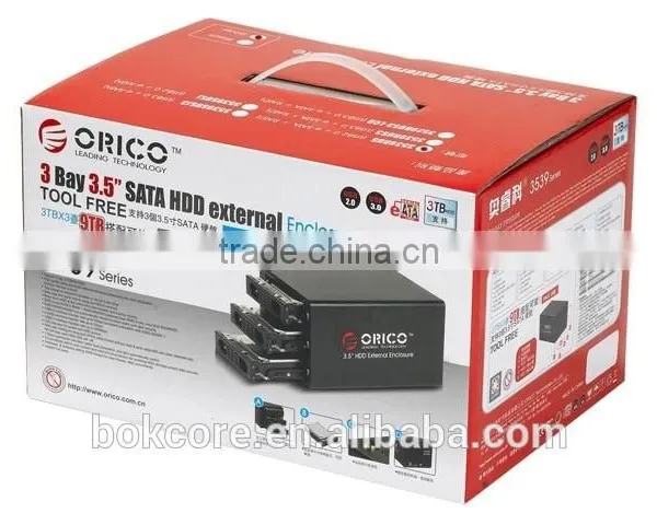3bay 3.5" SATA HDD RAID Enclosure With Multi Kinds of RIAD Mode photo-5