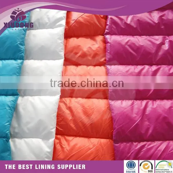 PA&PU Coated 100% Polyester Taffeta for Lining Fabric photo-3