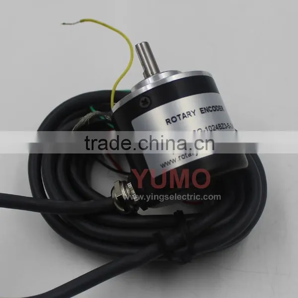 YUMO ISC3806 1024PPR 5V CNC System Solid Shaft Encoder Optical Price Incremental Rotary Encoder photo-6