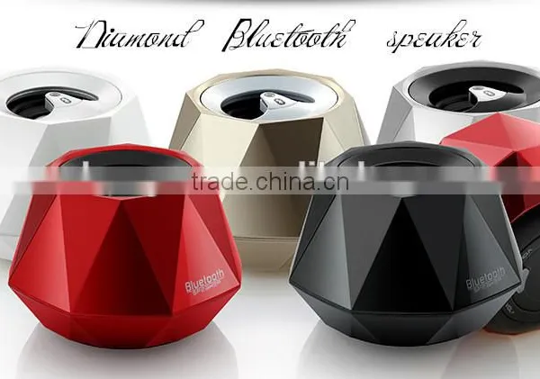 Luxurious Exquisite Diamond Shaped Bluetooth Speaker Car Bluetooth Speaker Outdoor Mini Wireless Speaker photo-3