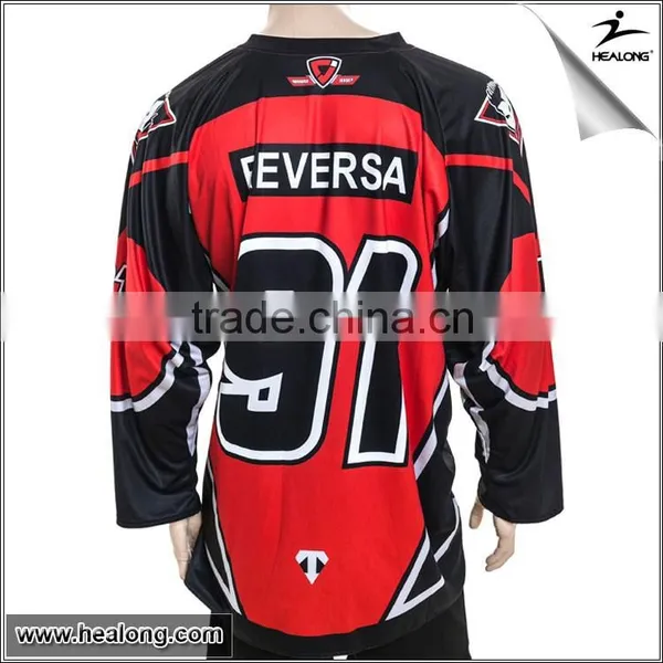 Comfortable Italian Printed Ice Hockey Wear,quick Dry Ice Hockey Clothing