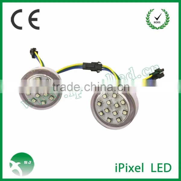Dc12v/24v Outdoor Fairground 38mm 12led Rgb Pixel Led Camaleon photo-3