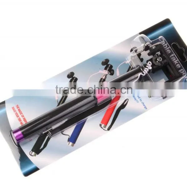 3.5mm Plug-and-play Wired Selfie Monopod W/ Adjustable Clip Clamp For IOS/Android Phones-No Need Battery Or Bluetooth Match photo-6
