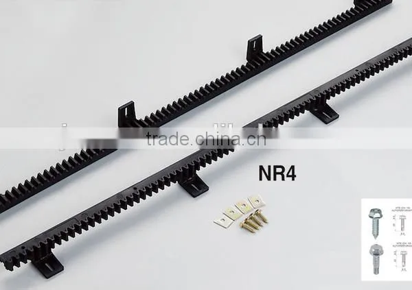 Nylon Gear Rack for Automatic Sliding Gate Operator With 2 Plugs, 4 Plugs, 6 Plugs