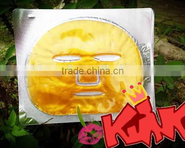 Anti Age Anti Wrinkle 24K Absorbent Nano Gold Foil Collagen Mask photo-3