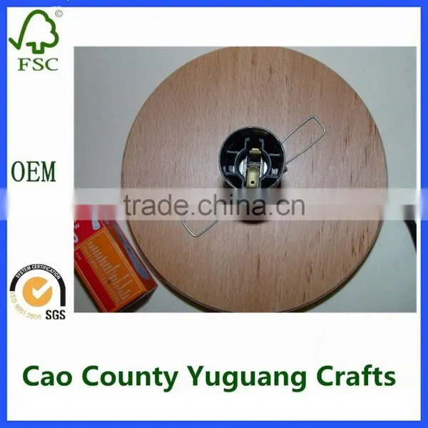 Wooden Round Base for Lamp Chinese Wood Lamp Bases photo-2