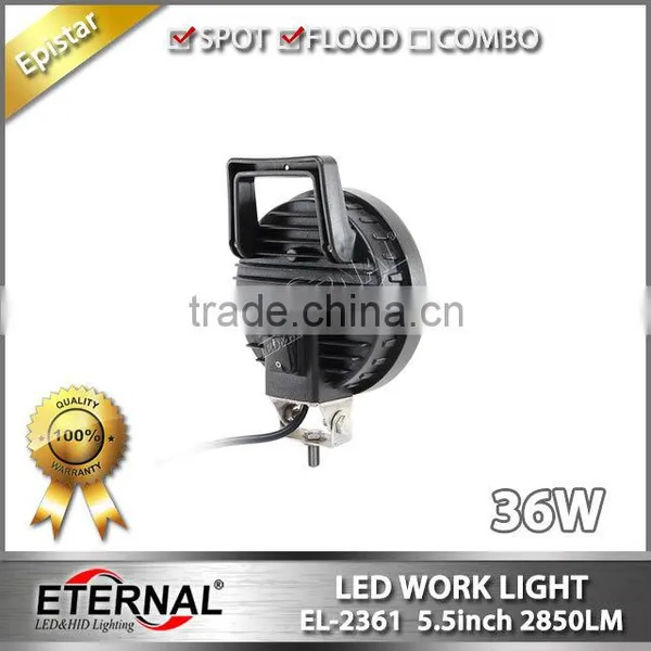 36W 5.5" Car Led Work Light Super Bright Automotive Vehicles off Road Equipment Portable Led Lamp photo-3