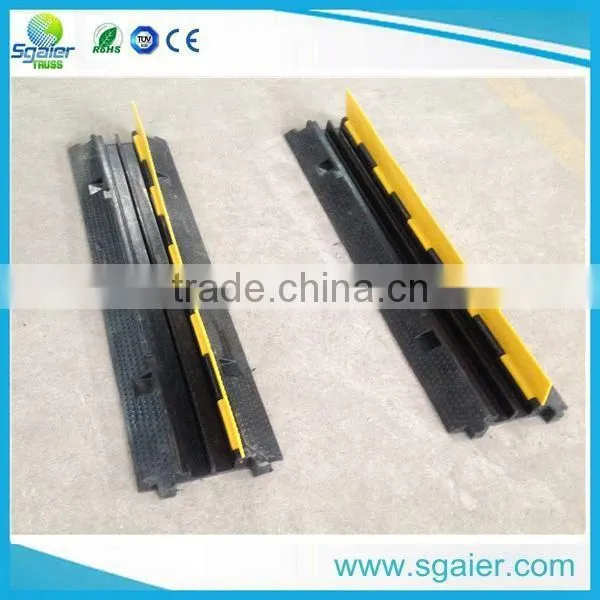 2 Channel Wire Ramp Corner Event Protector/rubber Cable Protector/car Ramps photo-2