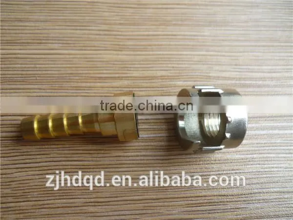 Brass Straight Hose Barb Fitting With Cap photo-2
