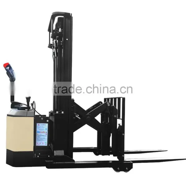 Good Quality 1.5 Ton Reach Electric Stacker Forklift photo-3