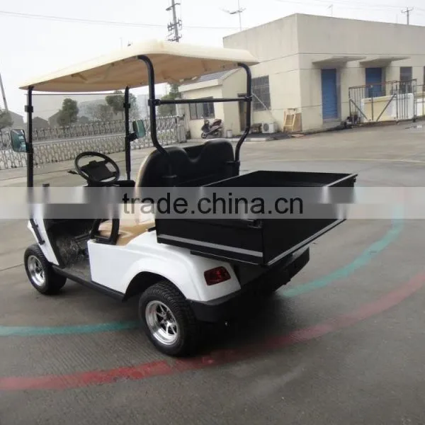 Two Seats Electric Golf Cart With Steel or Aluminum Cargo Box photo-4
