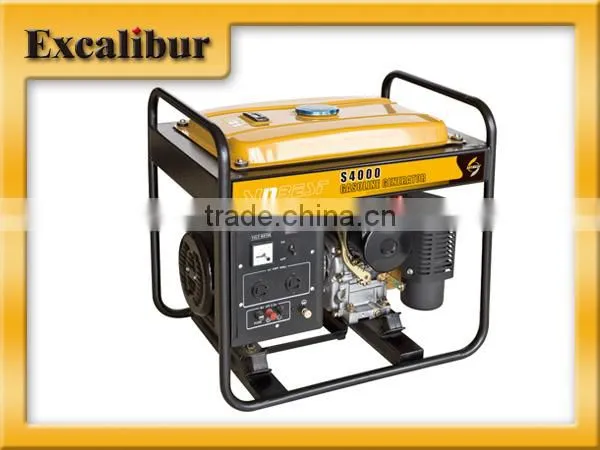 220V/ 3kw Self-exciting Small Gasoline Generator Made in China photo-2