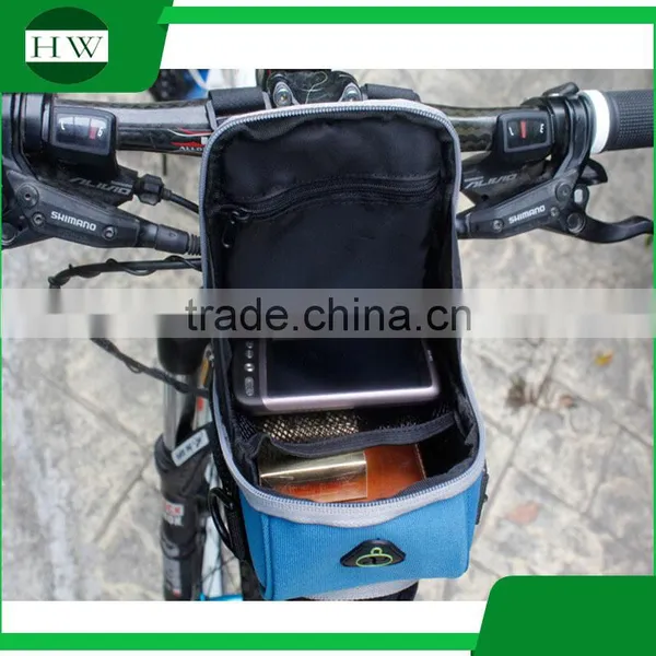 Mountain Bike Tube Bag Bicycle Handlebar Bag With Rain Cover Bike Accessories photo-6