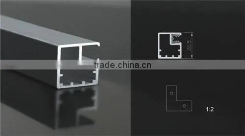 China Xindongrui Aluminum Factory High Quality Extruded Aluminium Profiles for the Cabinet Door Frames photo-3