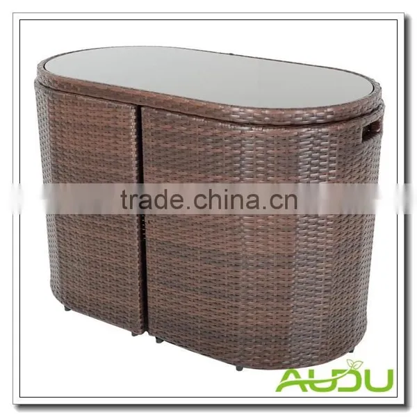 Audu Pittsburgh Outdoor Garden Rattan Dining Set photo-2