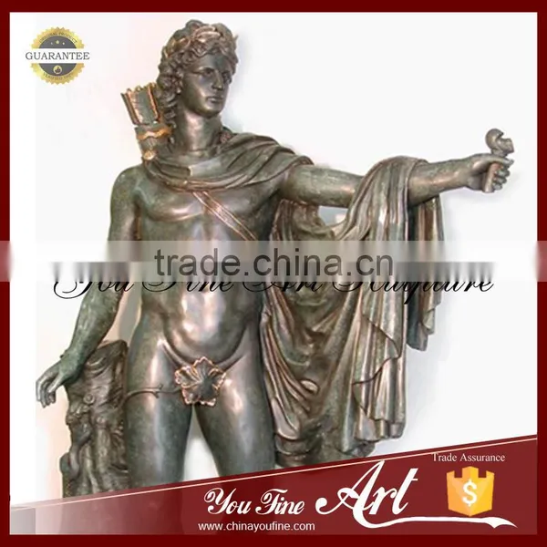 Outdoor Metal Sculpture Bronze Apollo Garden Statue photo-2