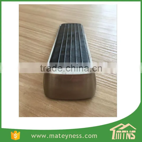 Satin Nickel Door Wedge Rubber Door Stopper photo-2