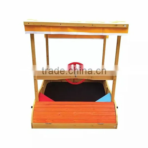 Outdoor Kid Wooden Sandpit Ball Pit Sandbox Furniture photo-4