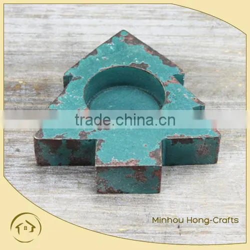 Metal Christmas Iron Tree Candle Holder photo-2