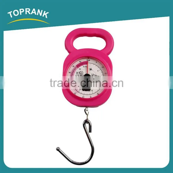 Cheap Promotional Gift Travel Hanging Hook Scale Capacity 35Kg Portable Mini Electronic Balance Pocket Digital Luggage Scale photo-3