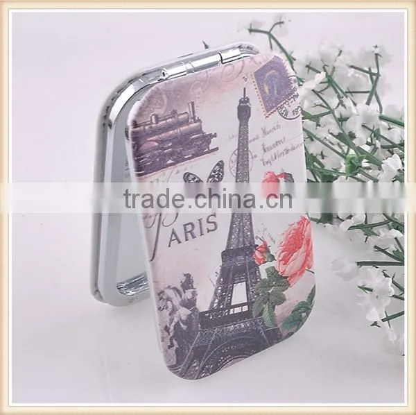 Customized Metal Crafts Peacock Animal Mirror for Make up Factory photo-2