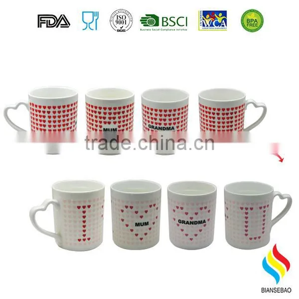 2017 FDA SGS Walmart Porcelain Color Changing Mug photo-5