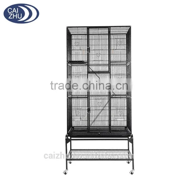 Large 3 Layers Platform Chinchilla Sugar Glider Cockatiel Parrot Bird Cage photo-2