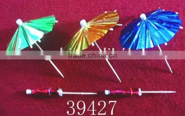 party picks,toothpick ,picks, toothpick with umbrella,party sticks,