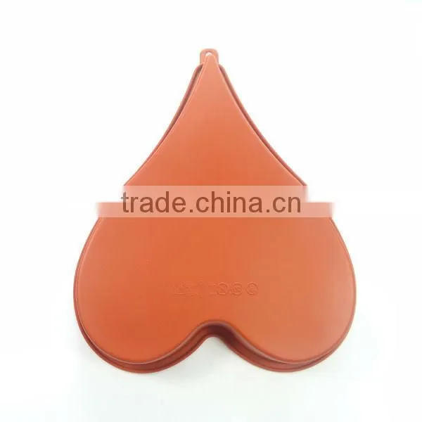 Silicone Baking Pan Fancy Cake Decorations Silicone Heart Shaped Mold photo-2