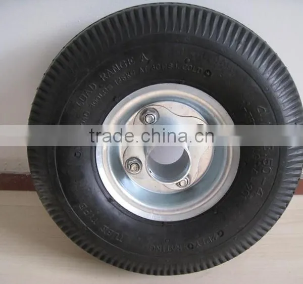 China Hand Truck Cart 10 Inch 3.5-4 Foam Solid Wheel photo-2