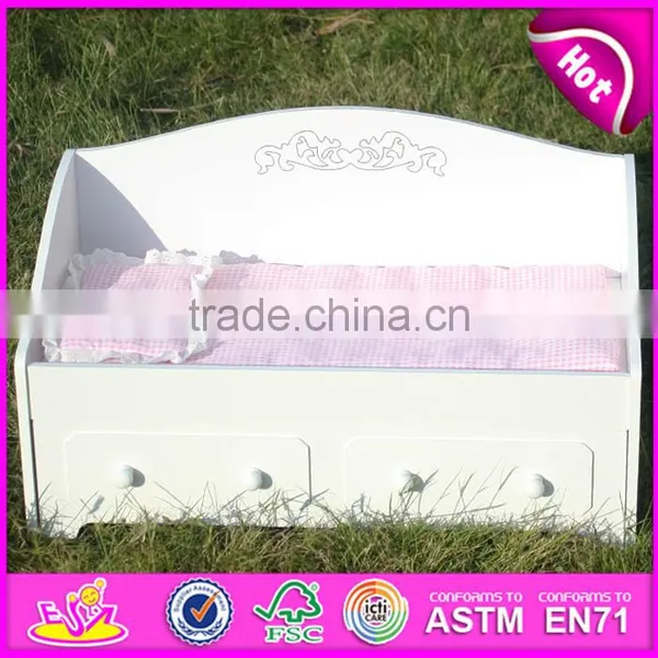 Best Design Girls Toy Wooden 18 Inch Doll Furniture With Cabinet W06E003 photo-2