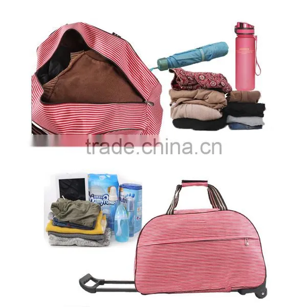 Multi-function Fashion Trolly Duffel Travel Bag photo-6