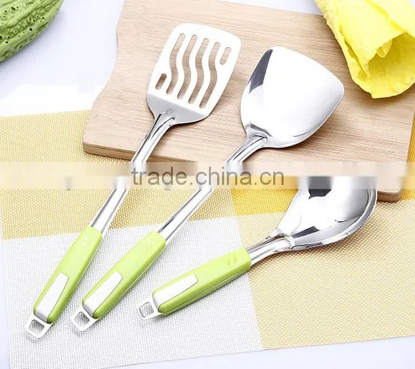Long Handle Kitchen Cooking Slotted Turner BYX03 photo-5