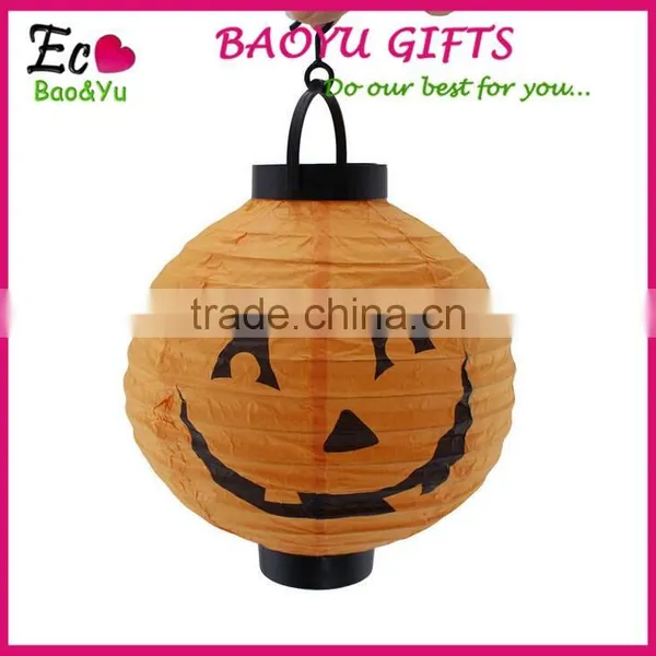 Halloween LED Lantern LED Pumpkin Lantern LED Paper Lantern Wholesale photo-3
