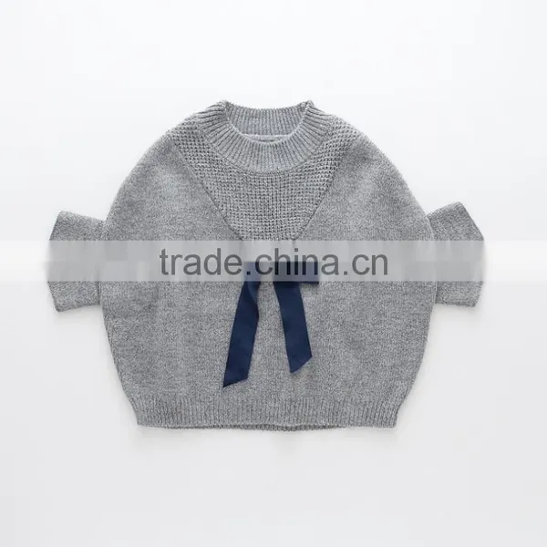 New Model Batwing Sleeve Hand Knit Childrens Baby Girls Sweater Outwear photo-6