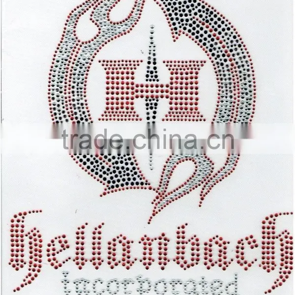 Custom All Kinds of Text and Patterns Hot Fix Rhinestone Made in China photo-3
