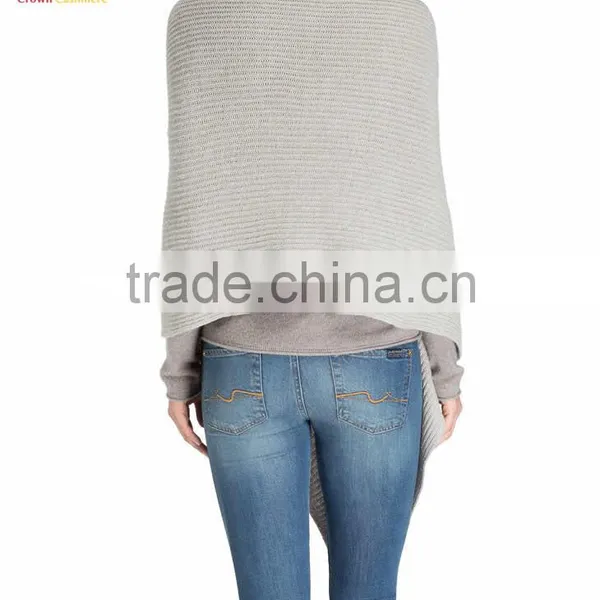 Ribbed Formal Cashmere Wrap Shawls for Women photo-3