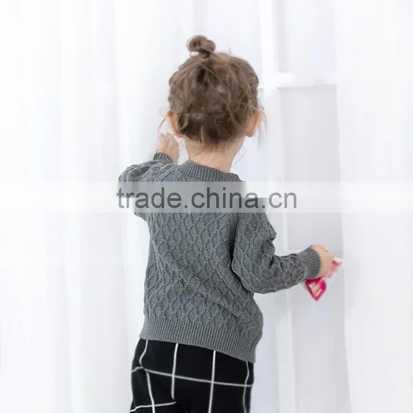S17691A Wholesale Children Sweaters Knitting Kids Cardigan photo-3