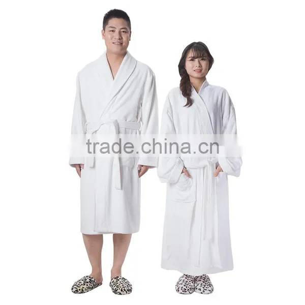 Couple Fashion SPA Robe Cheap Hotel Cotton Bathrobe